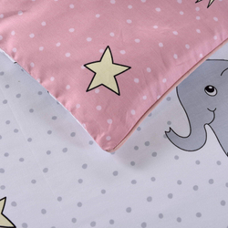 Детское постельное белье Sofi De MarkO Слон розовое