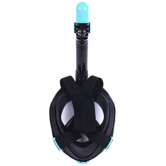 Маска полнолицевая Marlin Travel черный/бирюзовый/черный