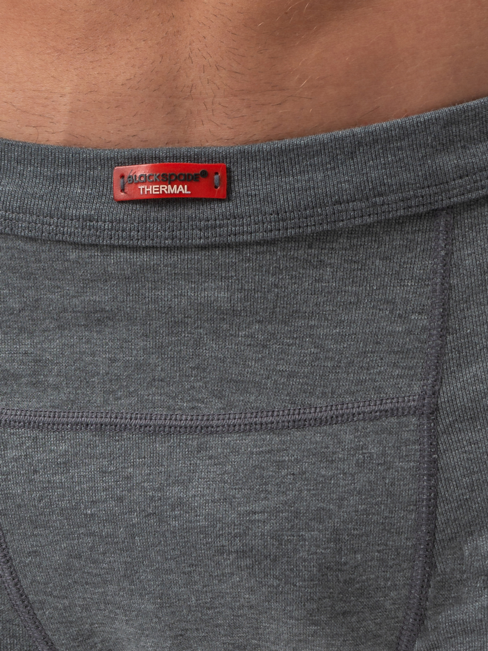 Кальсоны мужские термо серый меланж