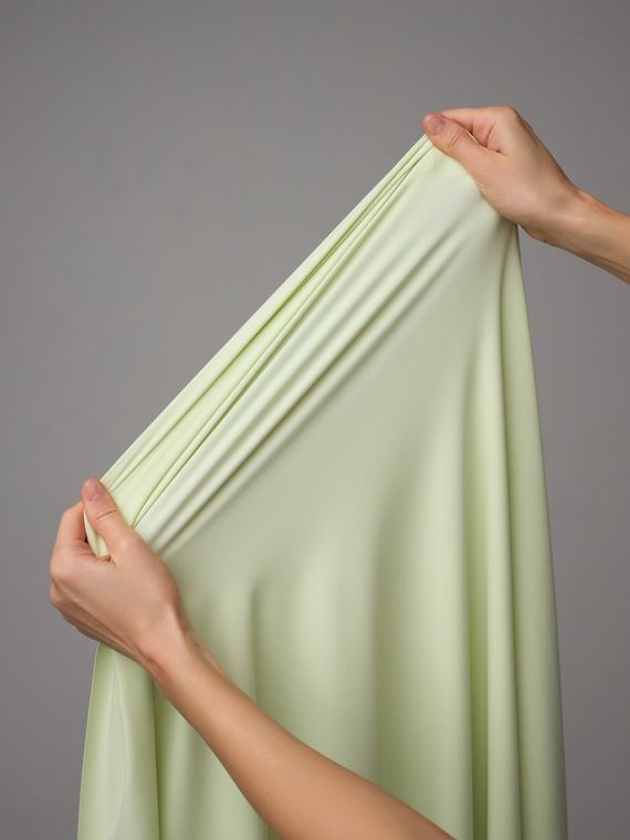 Микрофибра бельевая, эффект хлопка, Турция, лайм