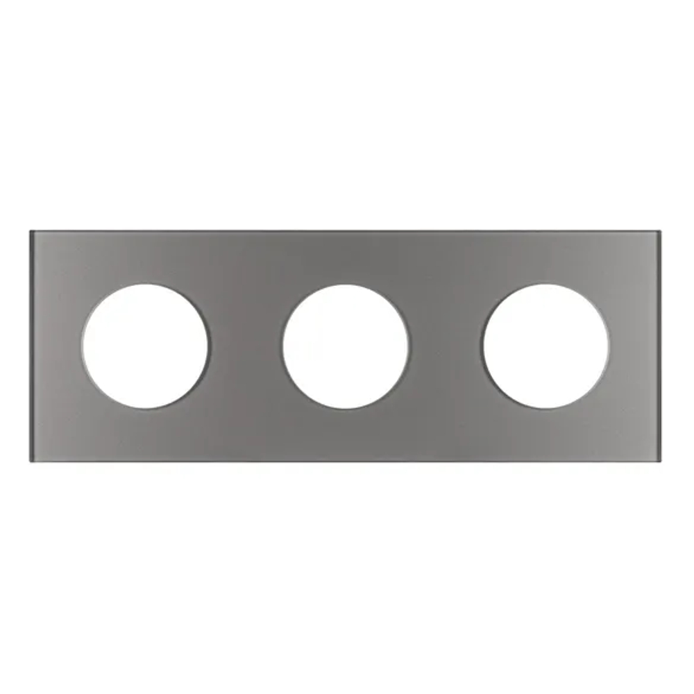 Рамка стеклянная FRM-GLARE-GC-3-GR (Arlight, -) 043840