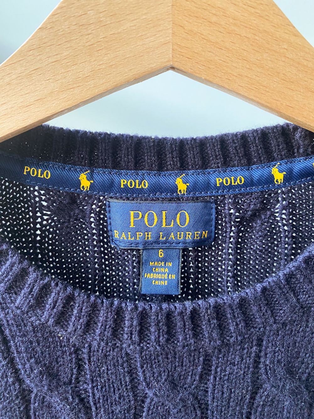 Хлопковый свитер Ralph Lauren, 116