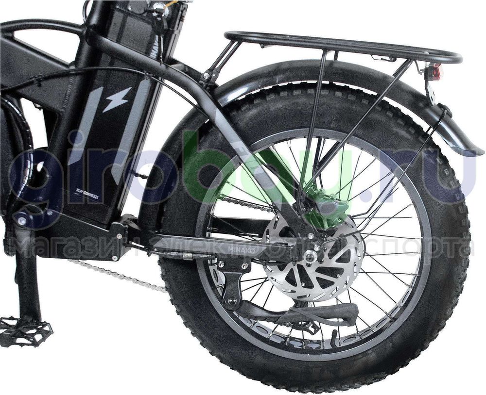 Электровелосипед Minako F10 Pro Dual 48V/20Ah (полный привод) 2025 года - Черный обод Электровелосипед Minako F10 Pro Dual 48V/20Ah (полный привод) 2025 года - Черный обод фото №4