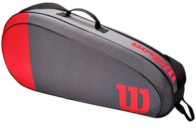 Сумка теннисная Wilson Team 3 Pk - red/grey