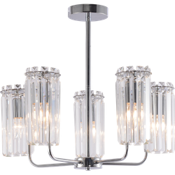 Люстра Rivoli Ifa 1063-305 5хЕ14 40 Вт хрусталь | Rivoli