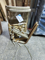 Кресло деревянное с подушками Tagliamento Ravona KD, натуральный, бежевый, HUC25690KD