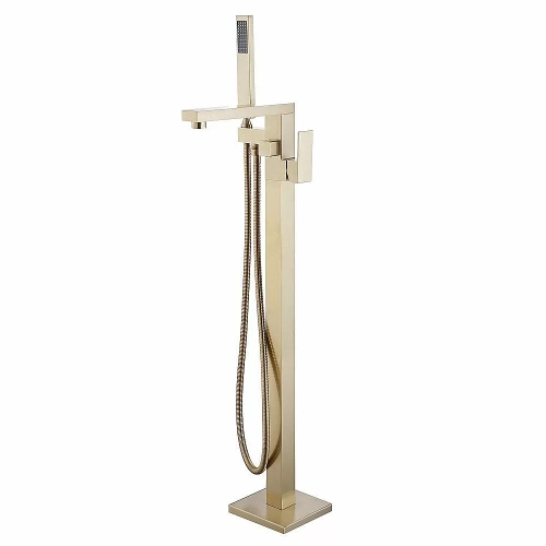 Смеситель для ванны ABBER Daheim AF8215G золото матовое