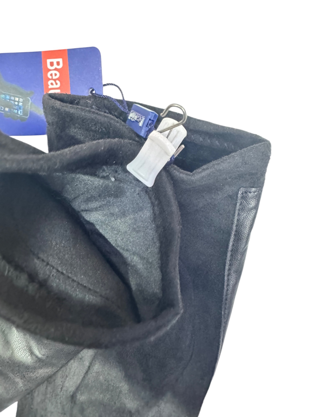 Перчатки. Мужские. Материал верха: Эко кожа. Замша. Подклад: Плюш-флис. Сенсорные. 12 шт в упаковке.