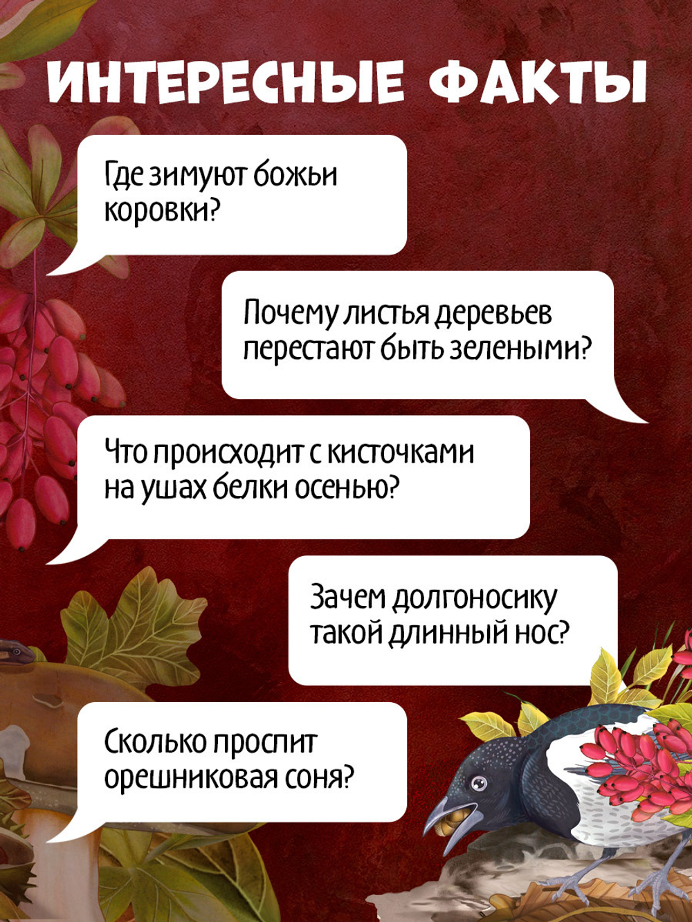 Удивительные энциклопедии. Секреты осеннего леса. Визуальная энциклопедия
