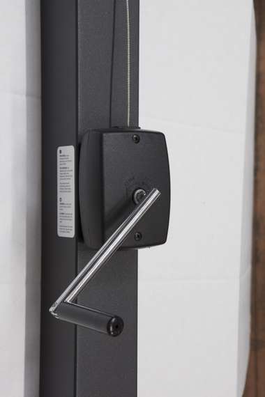 Зонт профессиональный Napoli Braccio 3х4 м, антрацит, слоновая кость