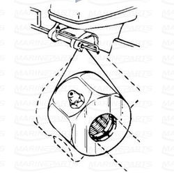 Гайка с тавотницей трубы струбцины (оси подъема)