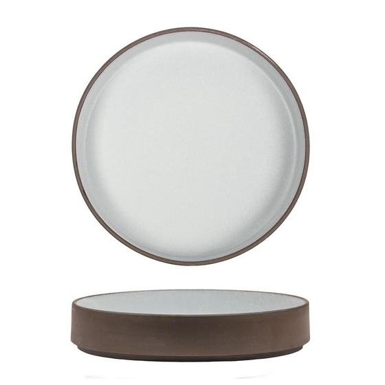 Салатник 600 мл d 22 cм h4,4 cм White Matt New Brown Taiga P.L. [1]