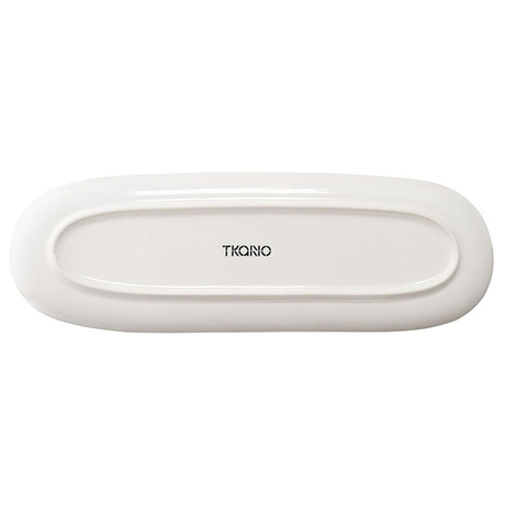 Блюдо овальное Tkano Kitchen Spirit белое