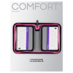 Пенал 1 отделение, 200*140*40 мм, Berlingo "Beauty", 2 дополнительные откидные секции, полиэстер