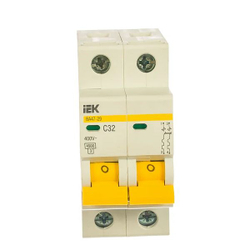Выключатель автоматический модульный 2п C 32А 4.5кА ВА47-29 KARAT IEK MVA20-2-032-C
