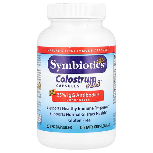 Symbiotics, Colostrum Plus®, 120 растительных капсул