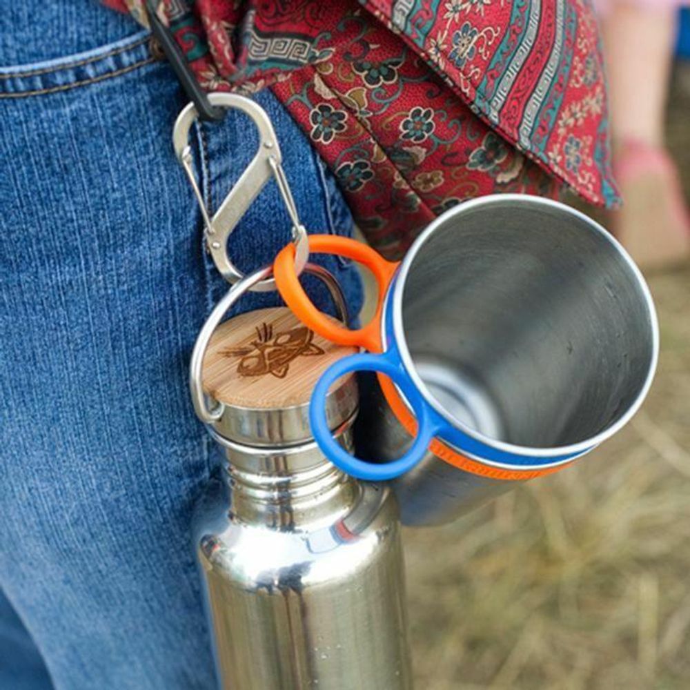 Набор силиконовых держателей для стакана Klean Kanteen PINT CUP RING, 4шт