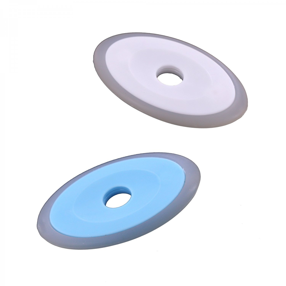 Набор ручка гелевая пиши-стирай Alingar, 2 шт+стержни 50 шт+2 ласт, 0,5 мм, синяя, игол. наконечник. круг. цв. пласт. корпус, карт. уп.