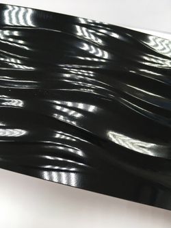 Черный "Бриз" (7см) декоративная планка (бленда)