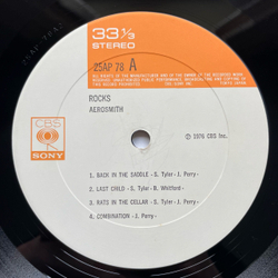 Винтажная виниловая пластинка LP Aerosmith Rocks (Япония 1976) (Без Оби)