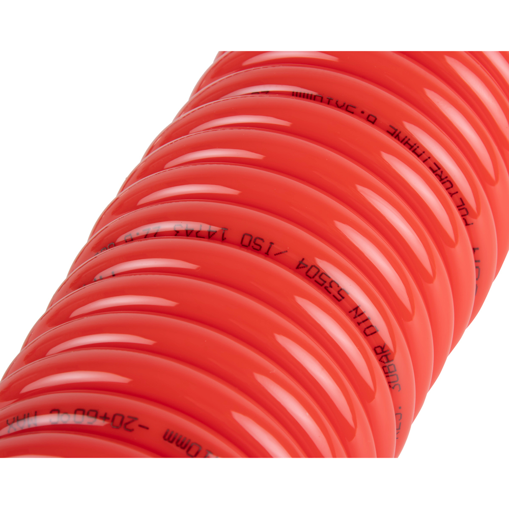 HRS-226560 Шланг пневматический спиральный Harrison с БРС, 6 м, 6.5х10 мм