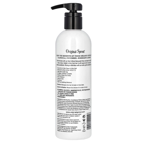 Original Sprout, Детское средство для мытья волос и всего тела, для младенцев и старше, 12 жидких унций (354 мл)