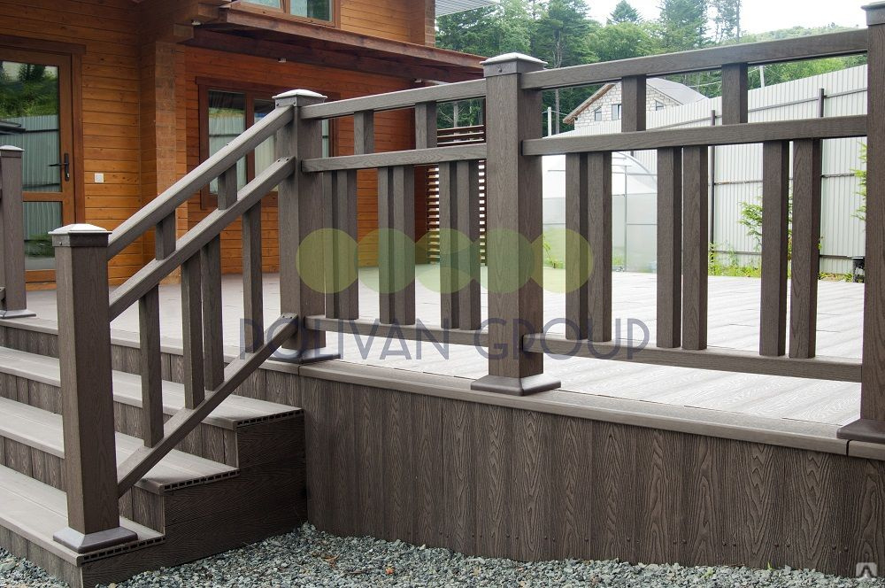 Балясина ДПК PREMIUM 3D Дуб Текстура 50*50*3000мм