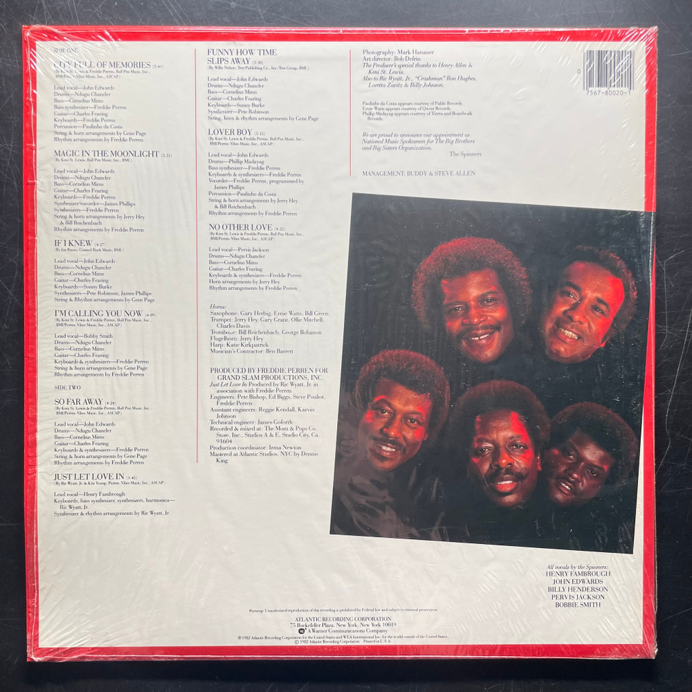 The Spinners ‎– Grand Slam (США 1982г.)