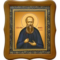 Михаил Новоселов мученик. Икона на холсте.