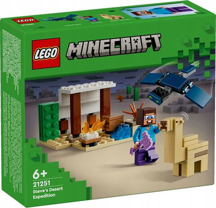 Конструктор LEGO Minecraft - Экспедиция Стива в пустыню - Лего Майнкрафт 21251