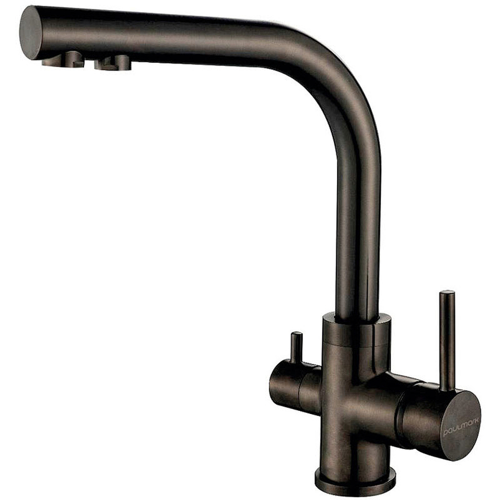 СМЕСИТЕЛЬ ДЛЯ КУХНИ ESSEN 213011-GM ВОРОН.СТАЛЬ