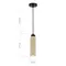 SL1194.403.01 Светильник подвесной ST-Luce Черный/Бежевый GU10 1*5W 4000K EARTHY