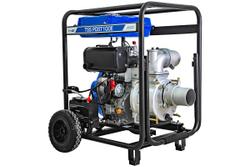 Мотопомпа дизельная TSS PDST100E (с электростартом, АКБ) для сильнозагрязненной воды