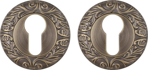 Накладка на цилиндр круглая Фуаро ET SM MAB-6, цвет бронза темная (гарантия - 12 месяцев)