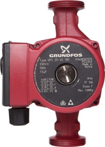 Насос циркуляционный GRUNDFOS UPS 25- 40 EU 98367575 НС-1595966