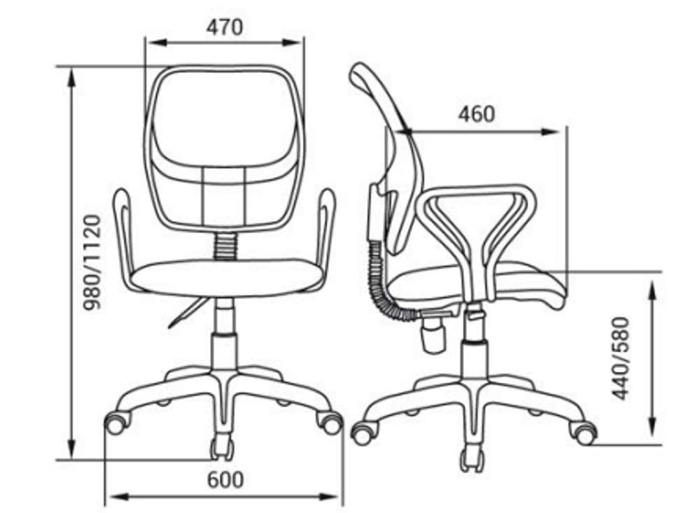 Кресло для персонала Марс new Гольф комфорт