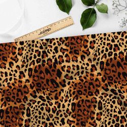 Ткань шелк Армани шкура леопарда