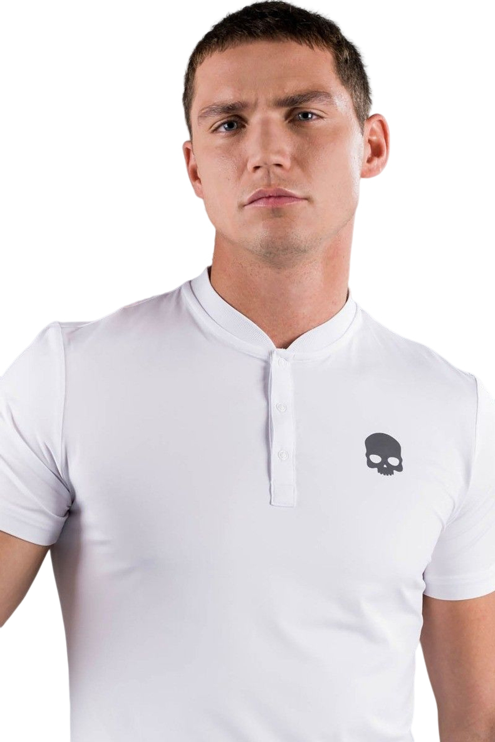 Теннисное поло Hydrogen Tech Serafino Man - White