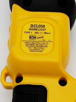 Фонарь аккумуляторный светодиодный dewalt DCL050