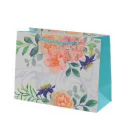 GAEM Пакет подарочный S (бумага 210г/м2, блок микс 12шт), L24 W10 H18 см, 4в.