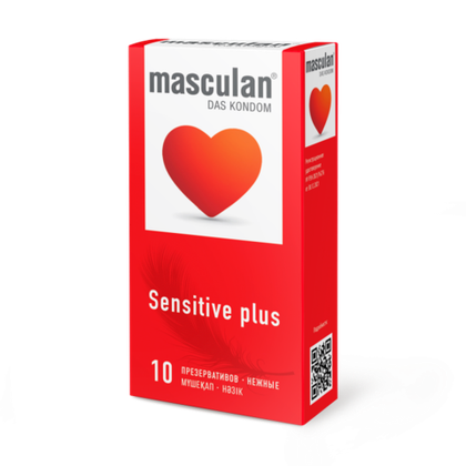 Презервативы Masculan Sensitive Plus Нежные, 10 шт.