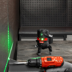 Лазерный уровень ML 06 Green, 30 м, 520 нм, аккумулятор Li 2800 мАч, резьба 5/8" Matrix