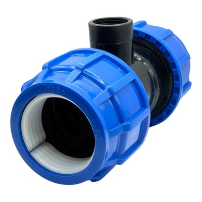 Тройник TEBO переходной 63x1" внутренняя резьба