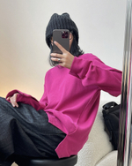 Пуловер розовый