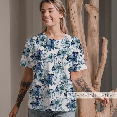 Футболка женская стандарт с принтом 