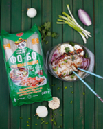 Рисовая лапша Фо Бо широкая Pho Kho, 500 г