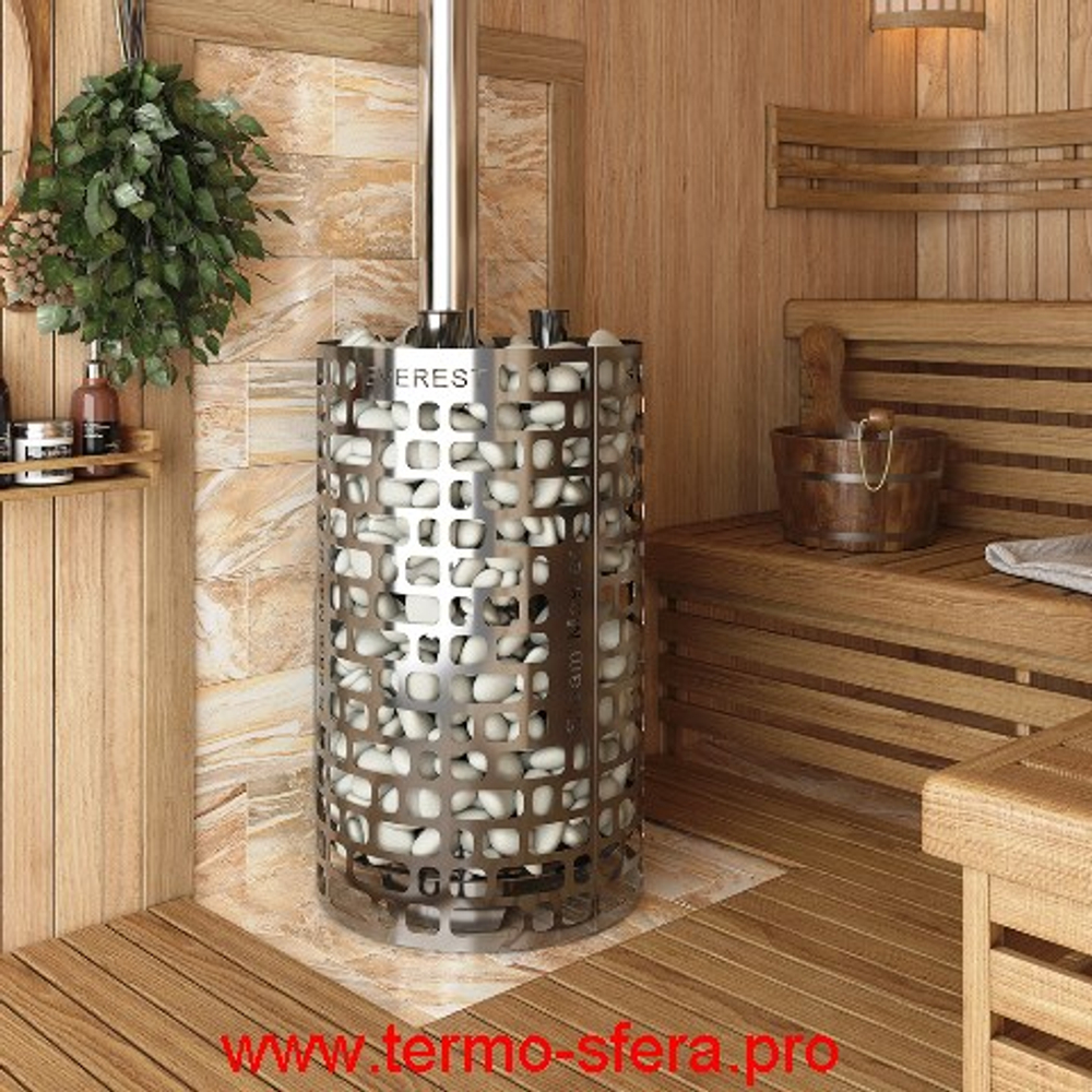 Печь для бани Эверест "Steam Master" 60 INOX (320M)