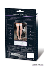 Чулки под пояс Bruna с широкой кружевной резинкой (Размер: 4 размер) (Цвет: белый)