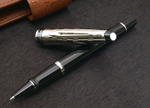 Ручка-роллер Waterman Expert DeLuxe, цвет: Black, стержень: Fblack