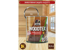 Пропитка декоративная для защиты древесины алкидная Dufa Woodtex тик